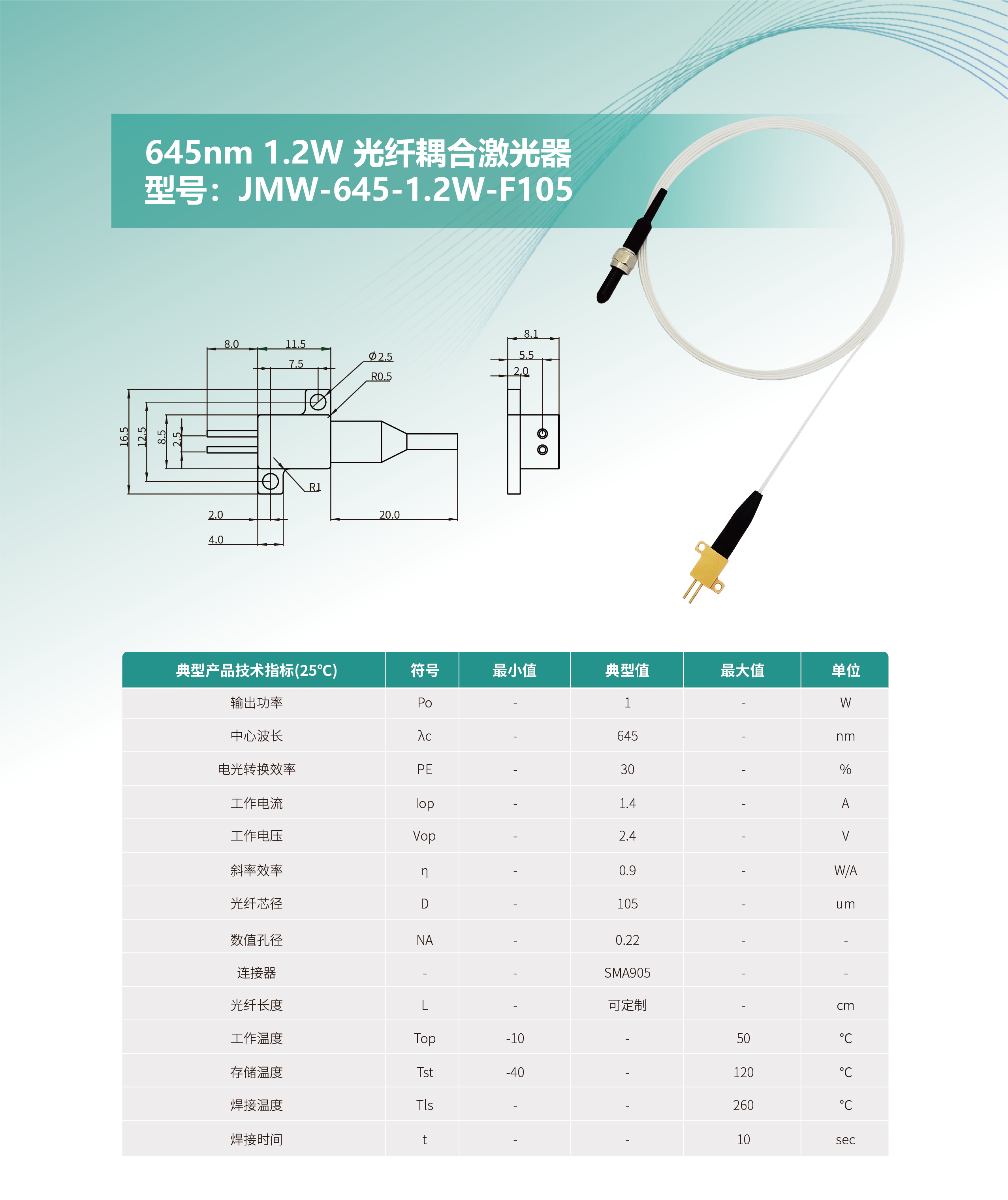 JMW-645-1.2W-F105 方头 网站